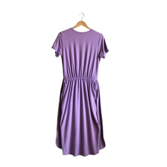 Smash + Tess Rebecca Wrap Style Dress Small Lovely Lavender Midi NWT - Picture 9 of 14